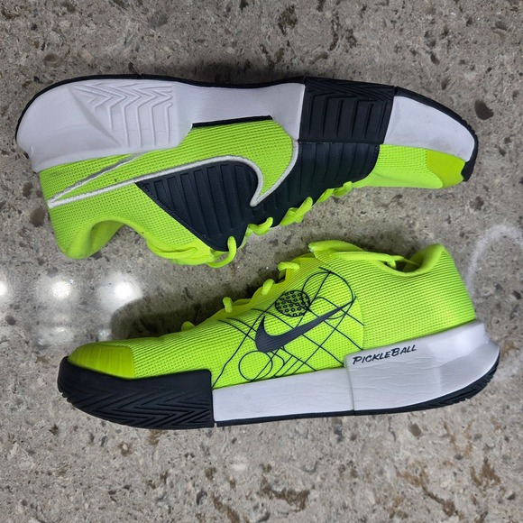 Nike Other - Nike Pickleball Shoe Size 11 FQ4154-700 Neon Green Sneakers Tennis